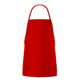 F66 Signature Red No Pocket Water Repellent Bib Apron